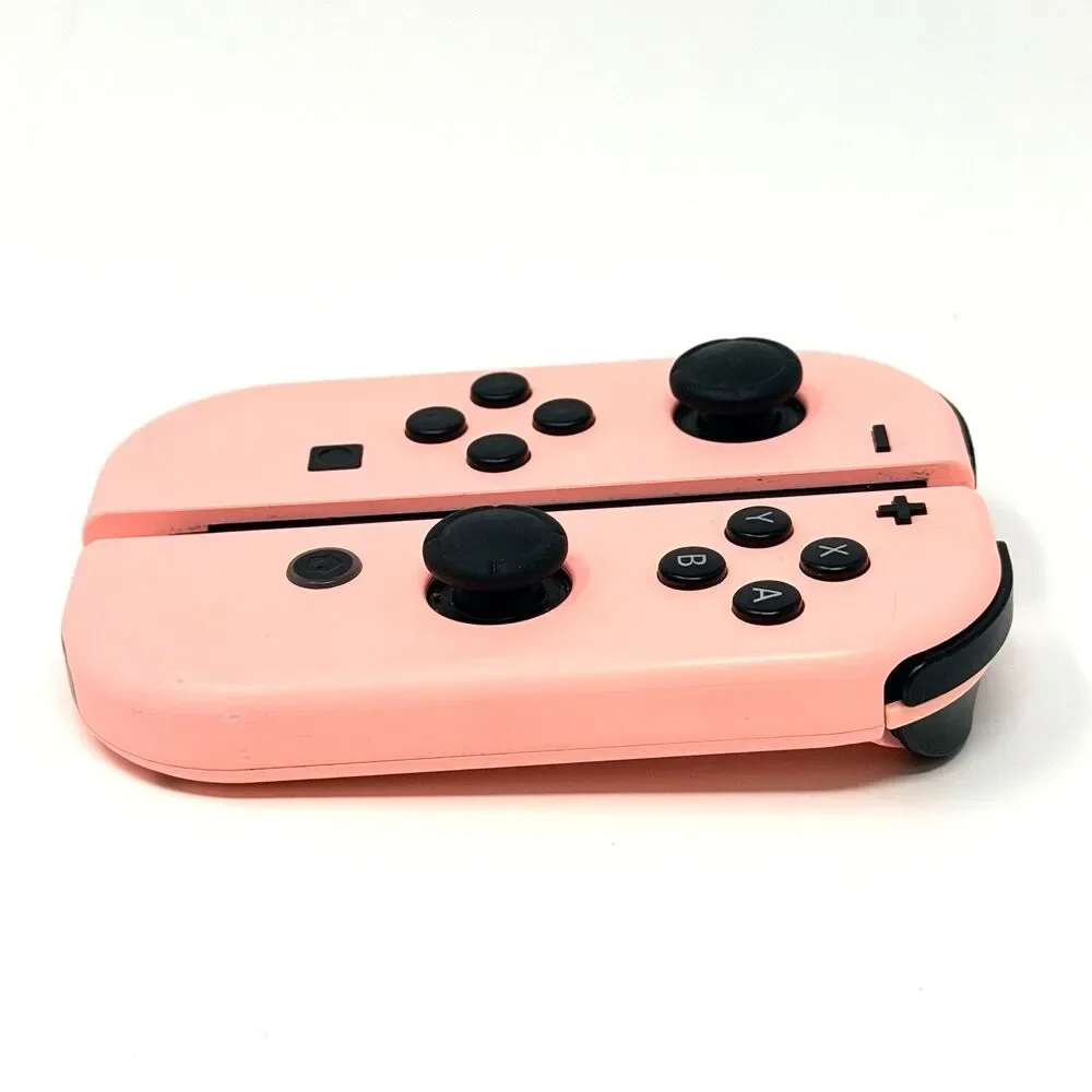 Nintendo Switch Joy Con Pastel Pink Controllers Left Right Pair Set